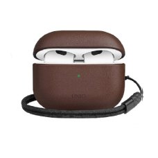 Чехол AirPods 3 Uniq Terra Genuine leather Cace Star Browm