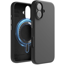 Чехол iPhone 16 Elago Soft Silicone Liquid MagSafe Black