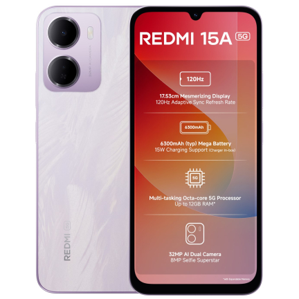 Xiaomi Redmi 15a 6/128GB Purple (Global)