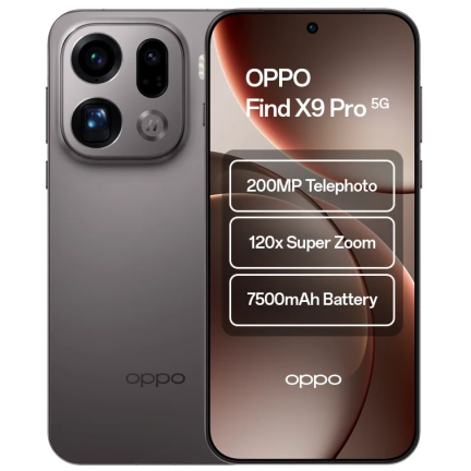 Oppo Find X9 Pro 16/512GB Nano-SIM и eSIM Titanium Charcoal