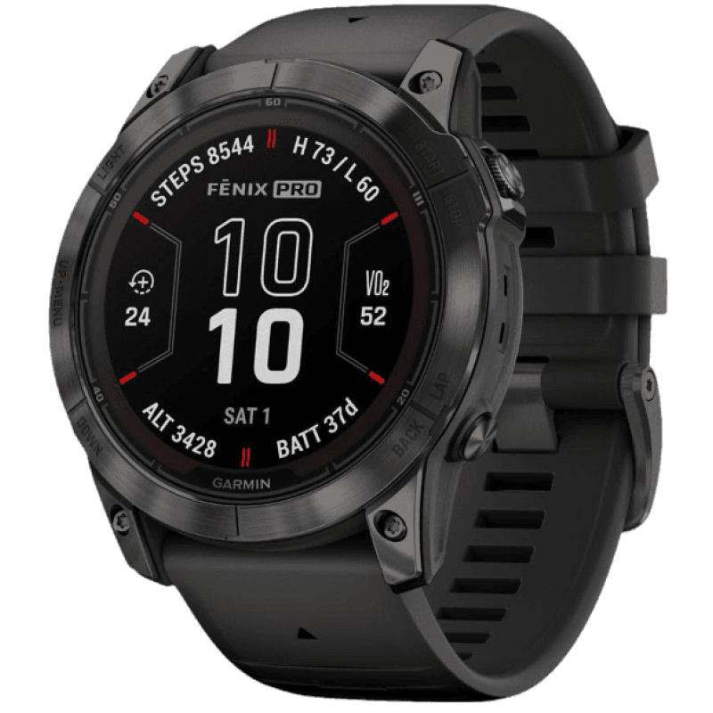 Garmin Fenix 7X Pro Sapphire Solar Carbon Gray DLC Titanium Black Band Mobilo4ka.ru